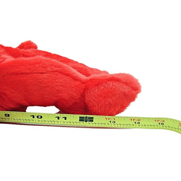Ty Original Beanie Buddy "Osito" The Red Bear Plush With Mexican Flag Large 14" - Picture 5 of 9